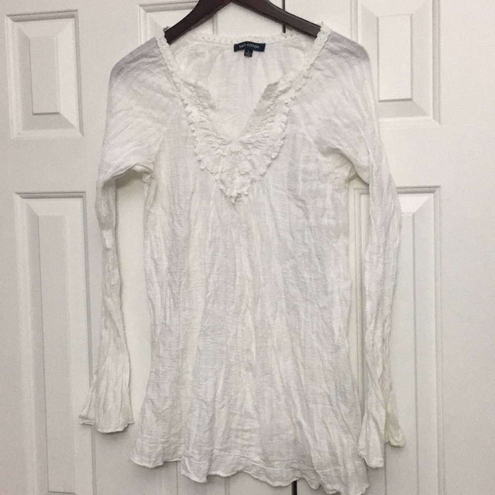🇺🇸Max Edition White long sleeve top